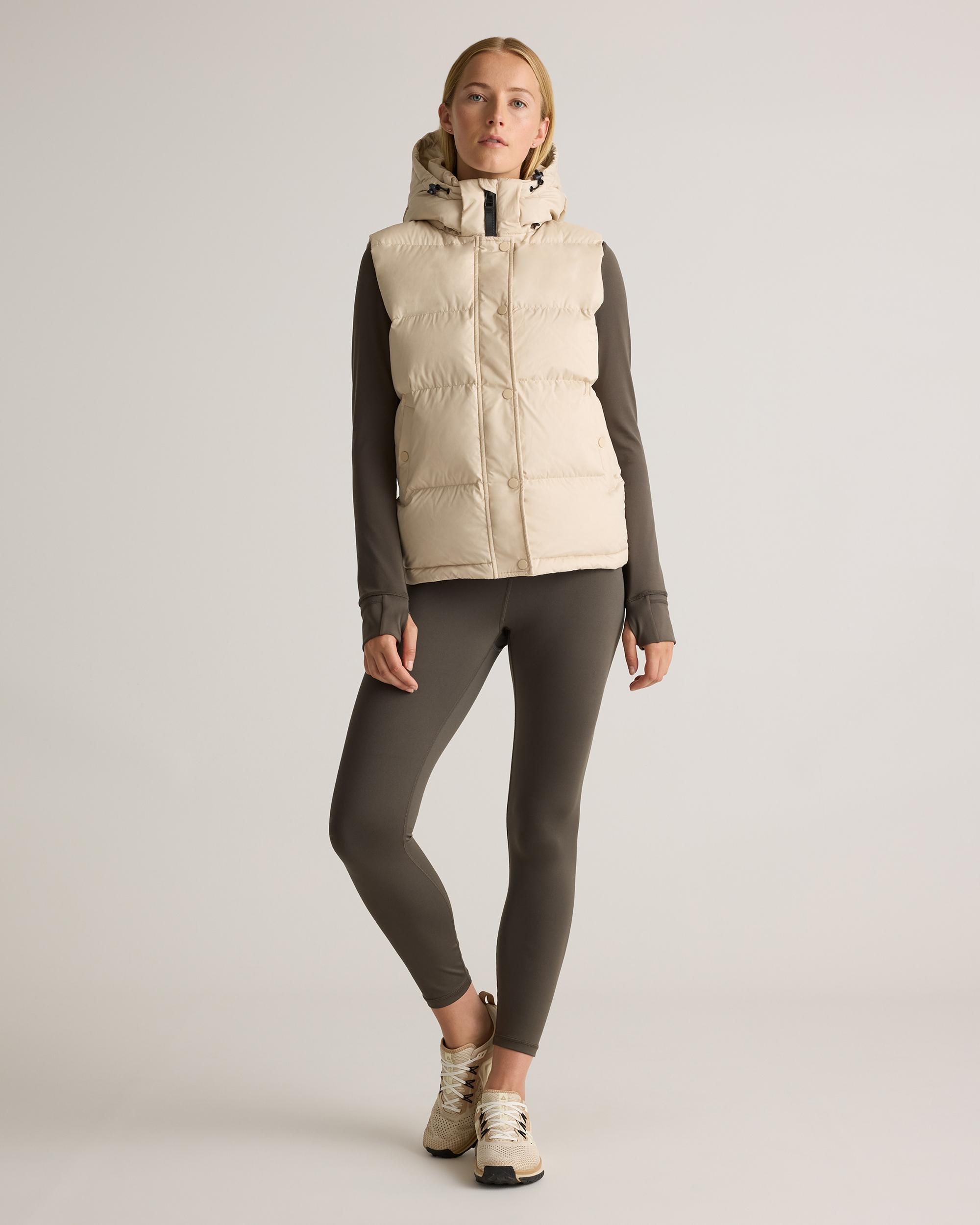 Quince | Women's Responsible Down Puffer Vest Size XS, Recycled Polyester Product Image