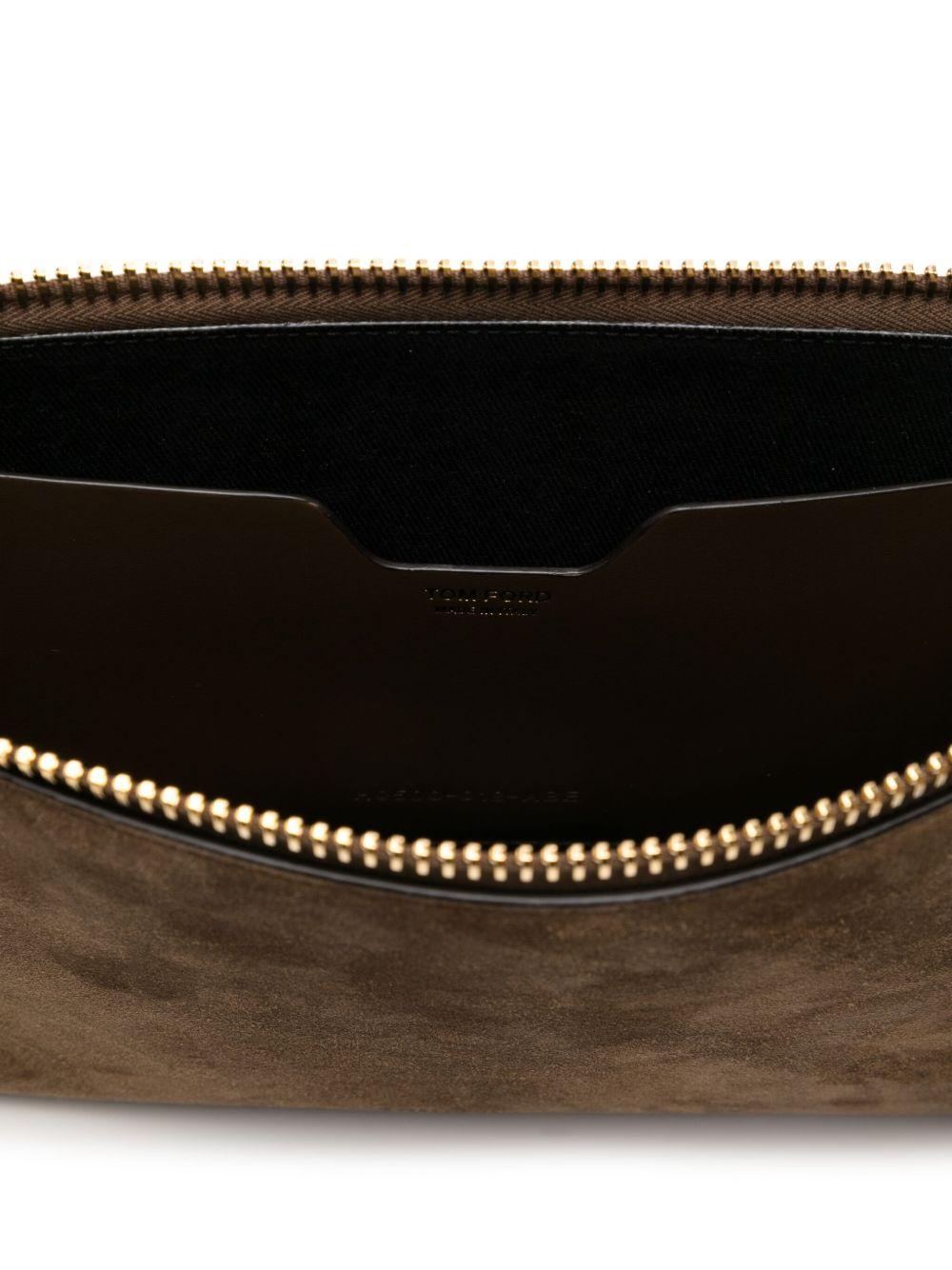 logo-debossed clutch bag Product Image