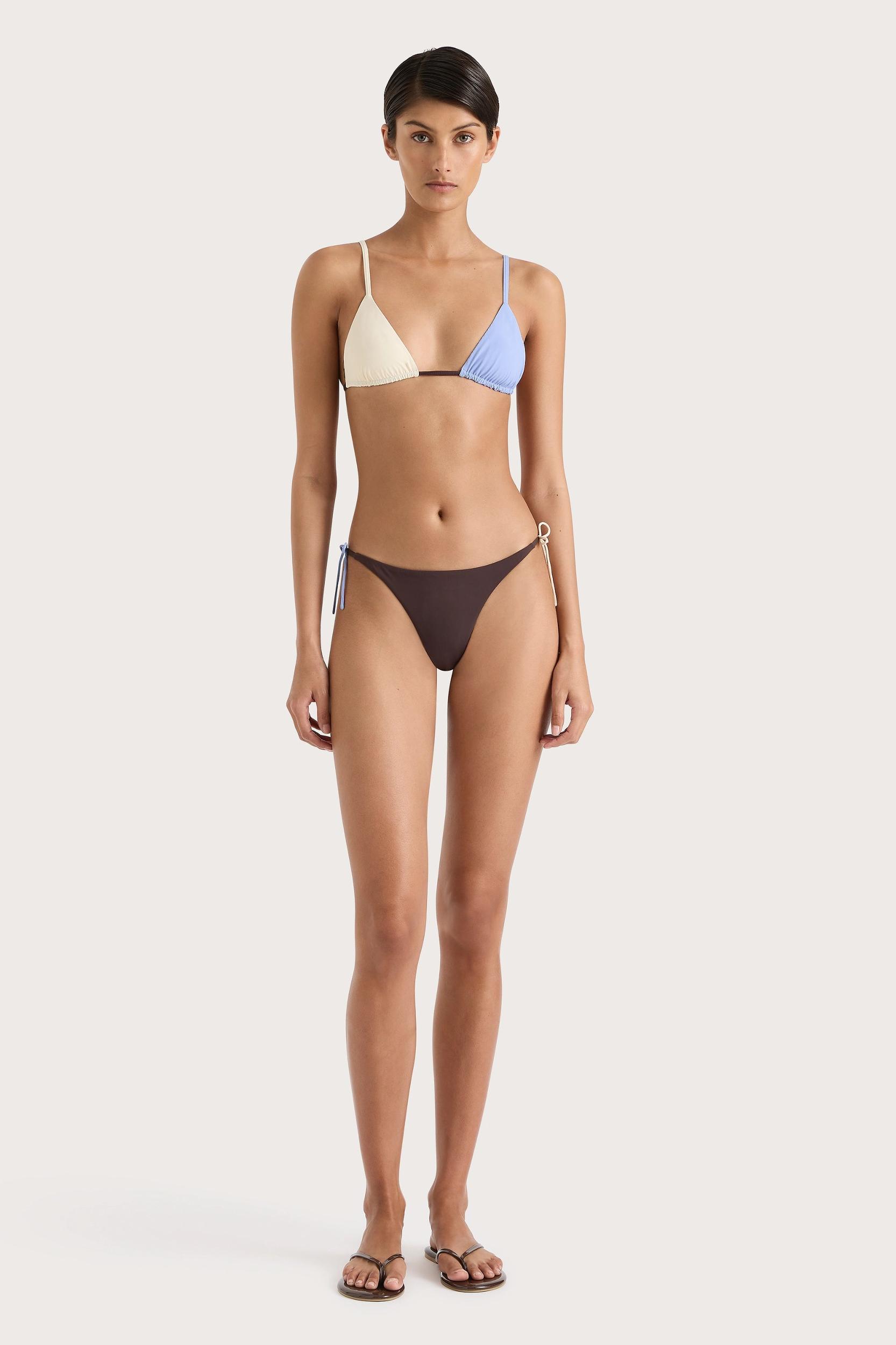 Yeva Bikini Bottom Blue Multi - Final Sale Product Image