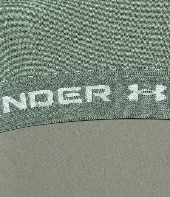 Under Armour Women's Armour® Mid Crossback Heather Scoop Neck Sports Bra Product Image
