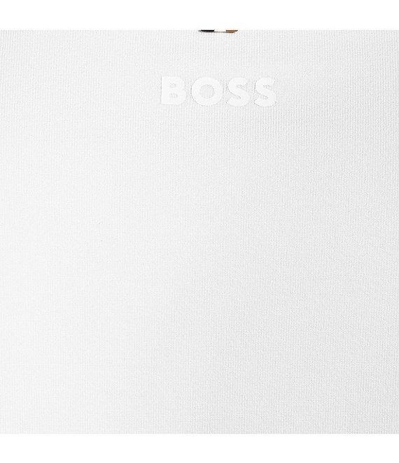 BOSS by Hugo Boss Efita Solid Knit Crew Neck Short Sleeve Coordinating Shirt Product Image