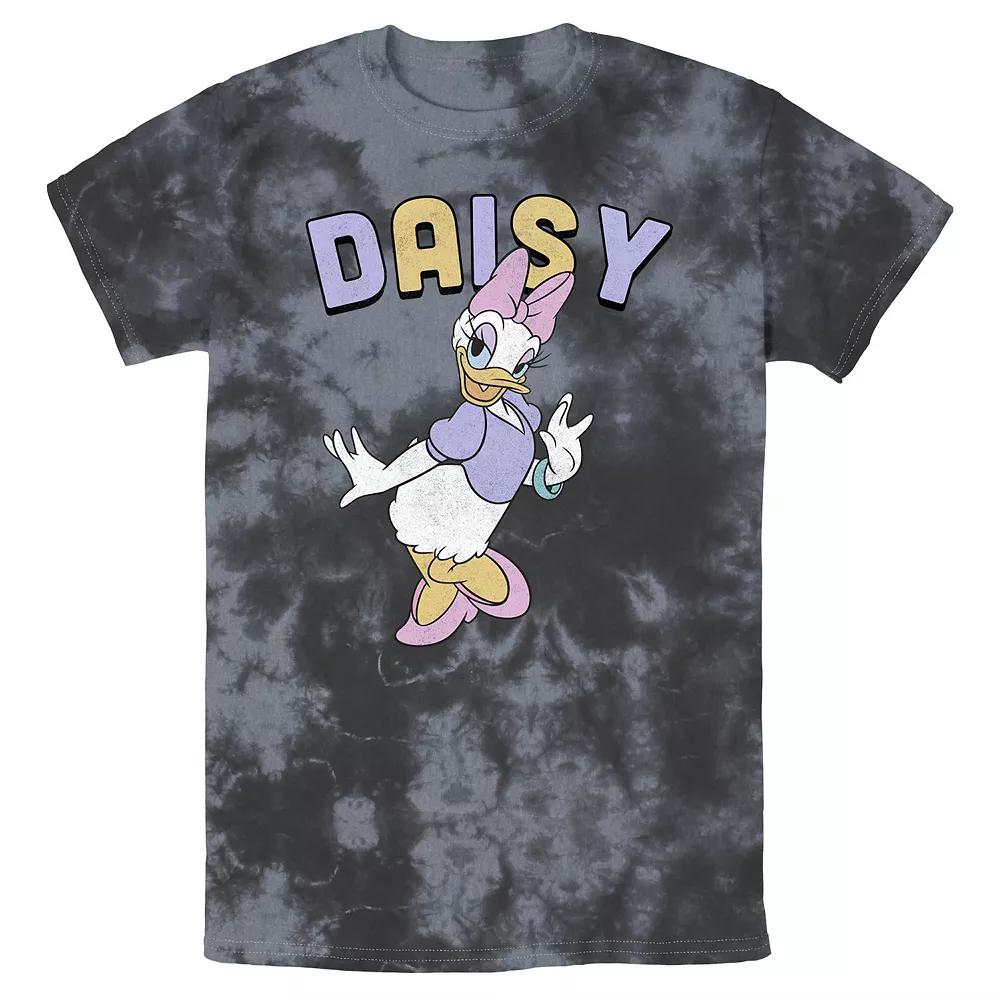 Men's Disney Mickey & Friends Daisy Duck Simple Portrait Bomabrd Wash Tee, Size: Medium, White Blue Product Image