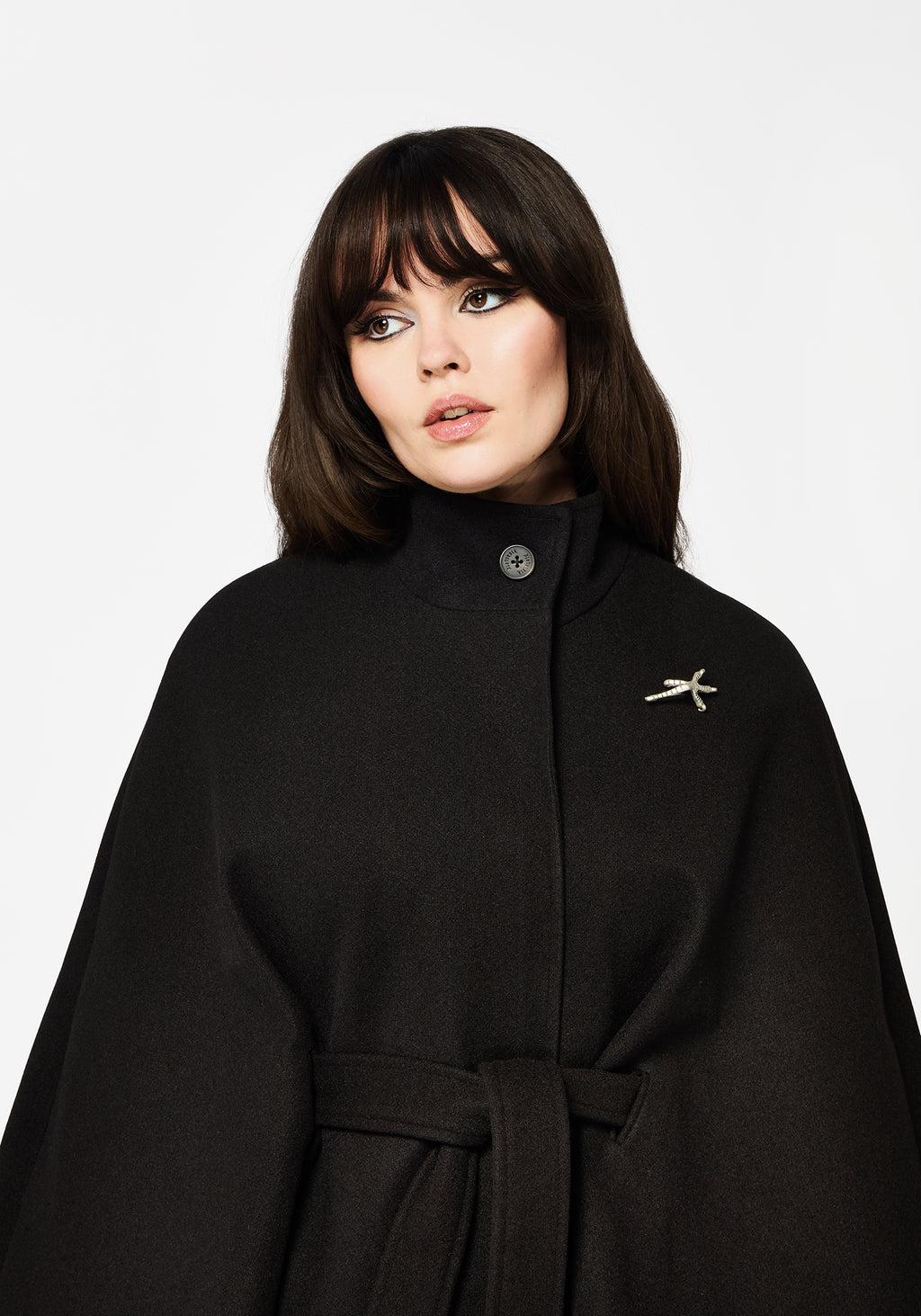 Althea Pin Detail Cape Product Image