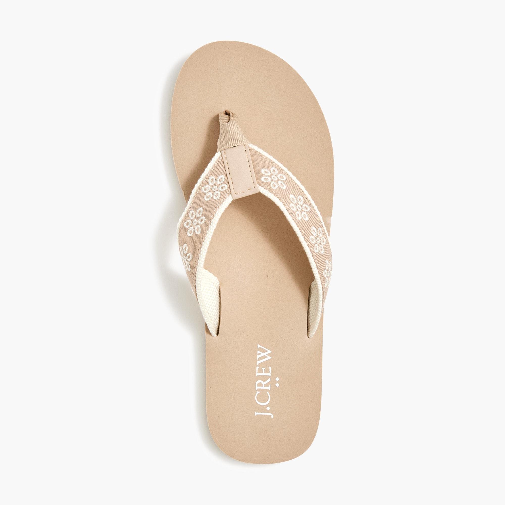 Floral flip-flops Product Image