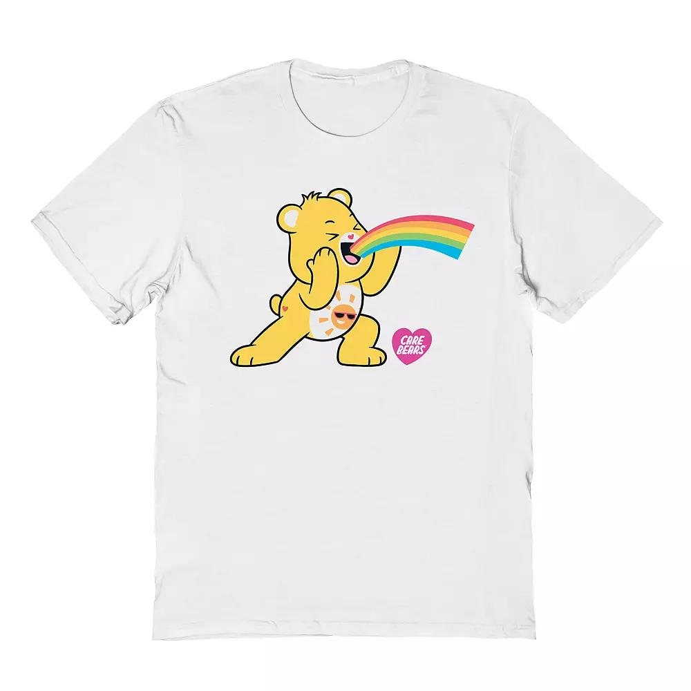 Men's Care Bear T-Shirt, Size: Medium, White Product Image
