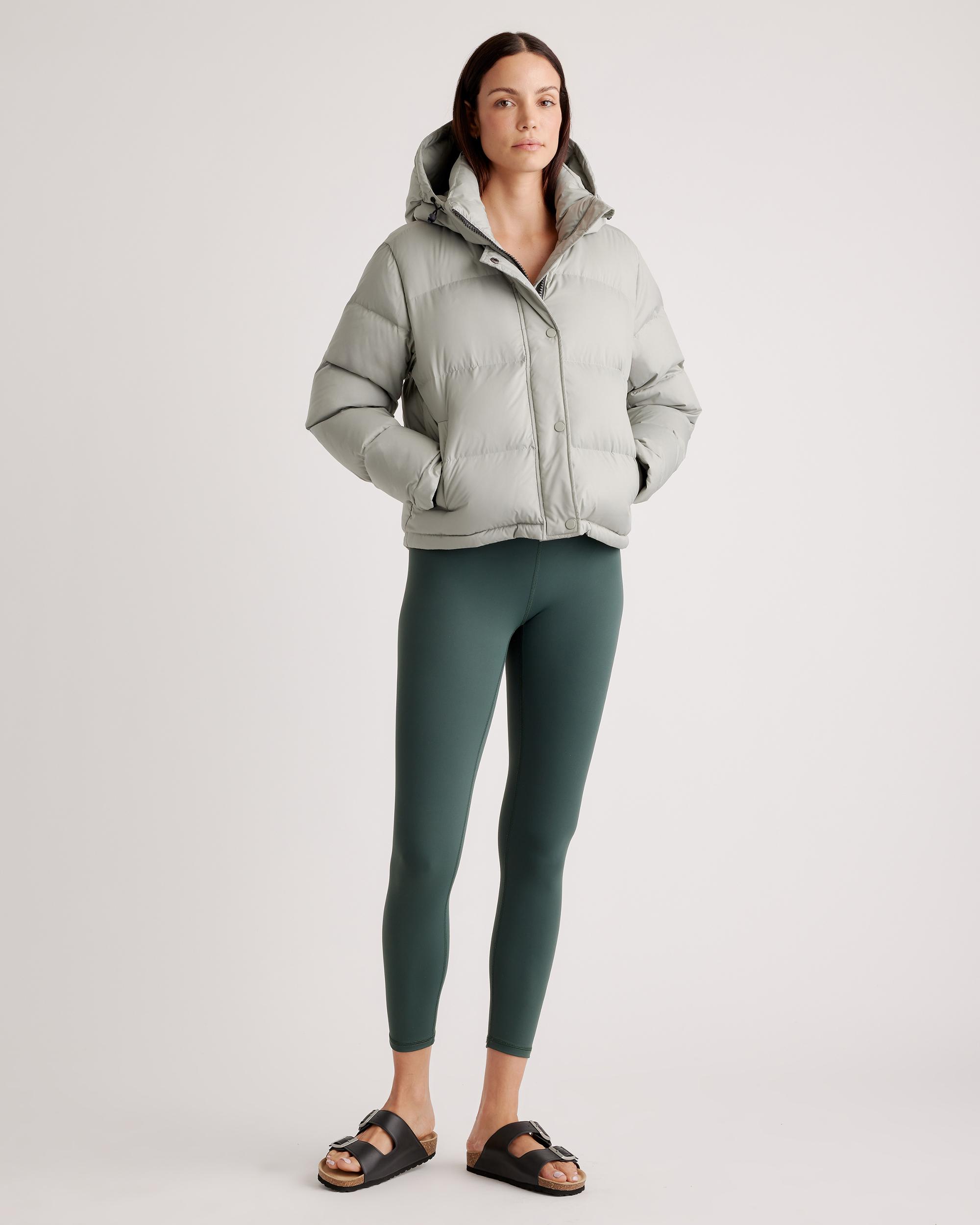 Quince | Women's Responsible Down Cropped Puffer Jacket Recycled Polyester Product Image