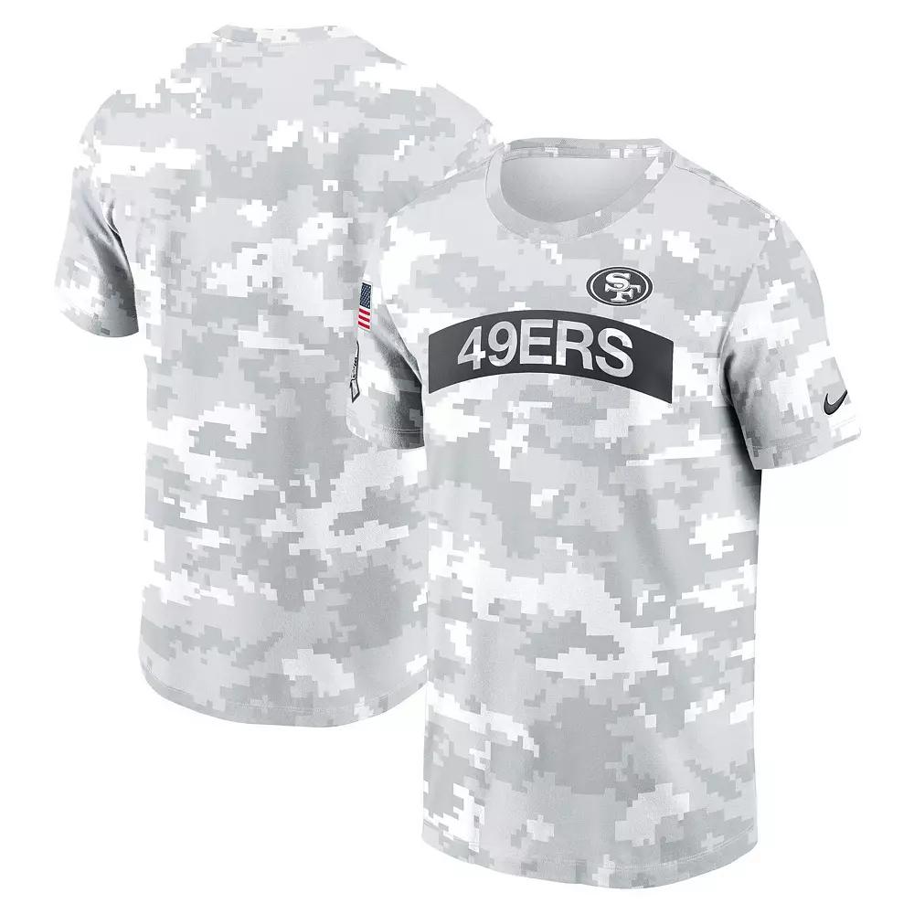 Men's Nike White San Francisco 49ers 2024 Salute To Service Big & Tall Performance T-Shirt, Size: 4XLT Product Image