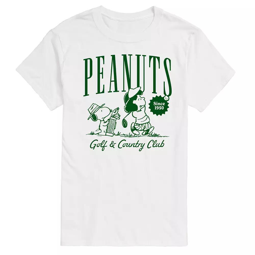Big & Tall Peanuts Golf & Country Club Graphic Tee, Men's,  Product Image