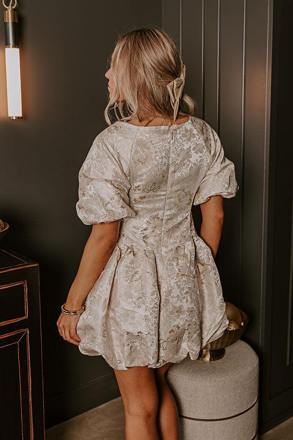 Ritzy Bliss Jacquard Mini Dress Product Image