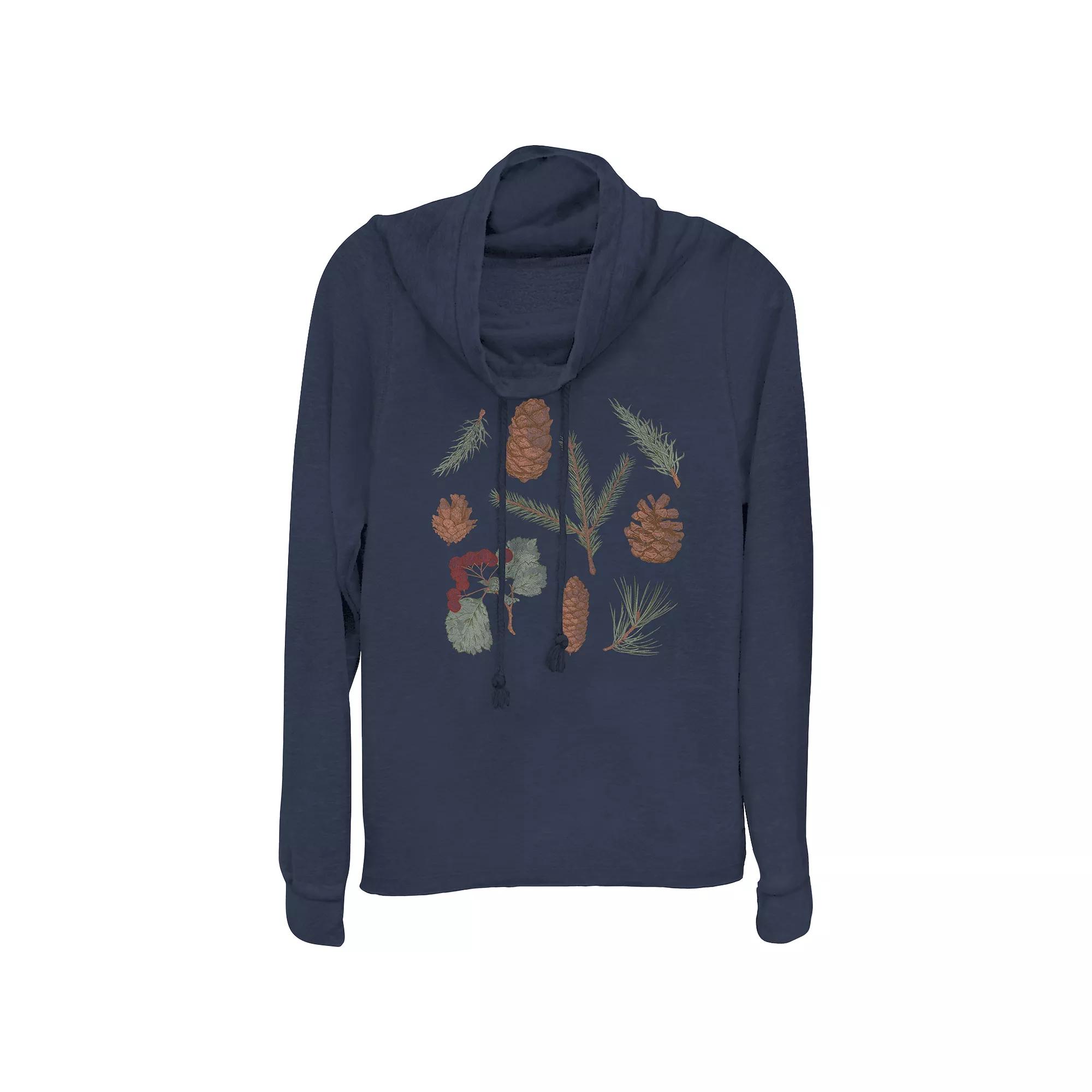 Plus Size Halloween II Michael Myers The Nightmare Isn't Over Cowlneck Graphic Lightweight Long Sleeve, Women's, Size: 3XL, Blue Product Image