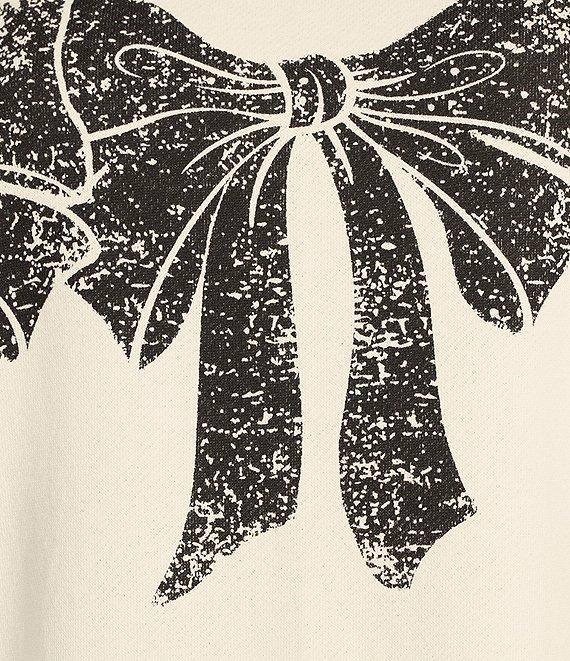 C&V Chelsea & Violet Bow Graphic Sweatshirt Product Image