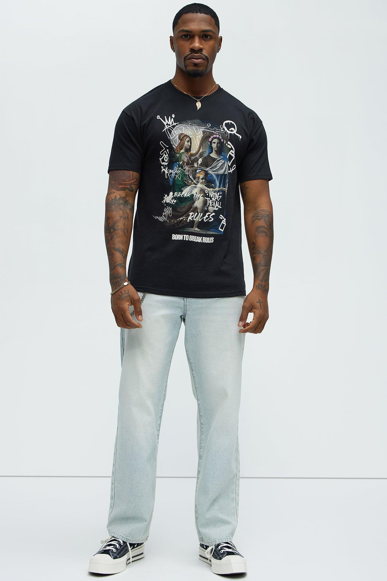 Born To Break Rules Short Sleeve Tee - Black Product Image