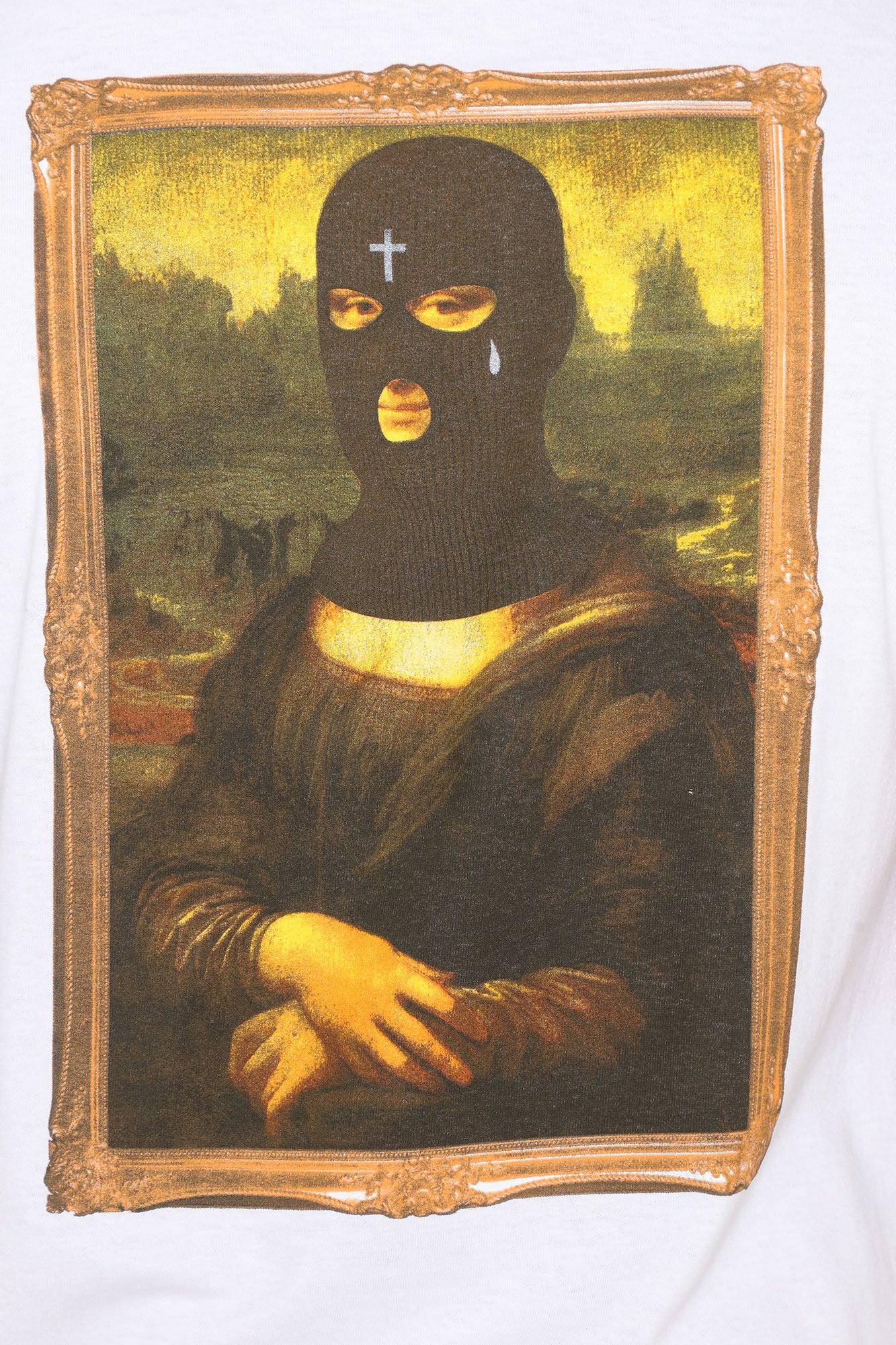 No Face No Case Short Sleeve Tee - White Product Image