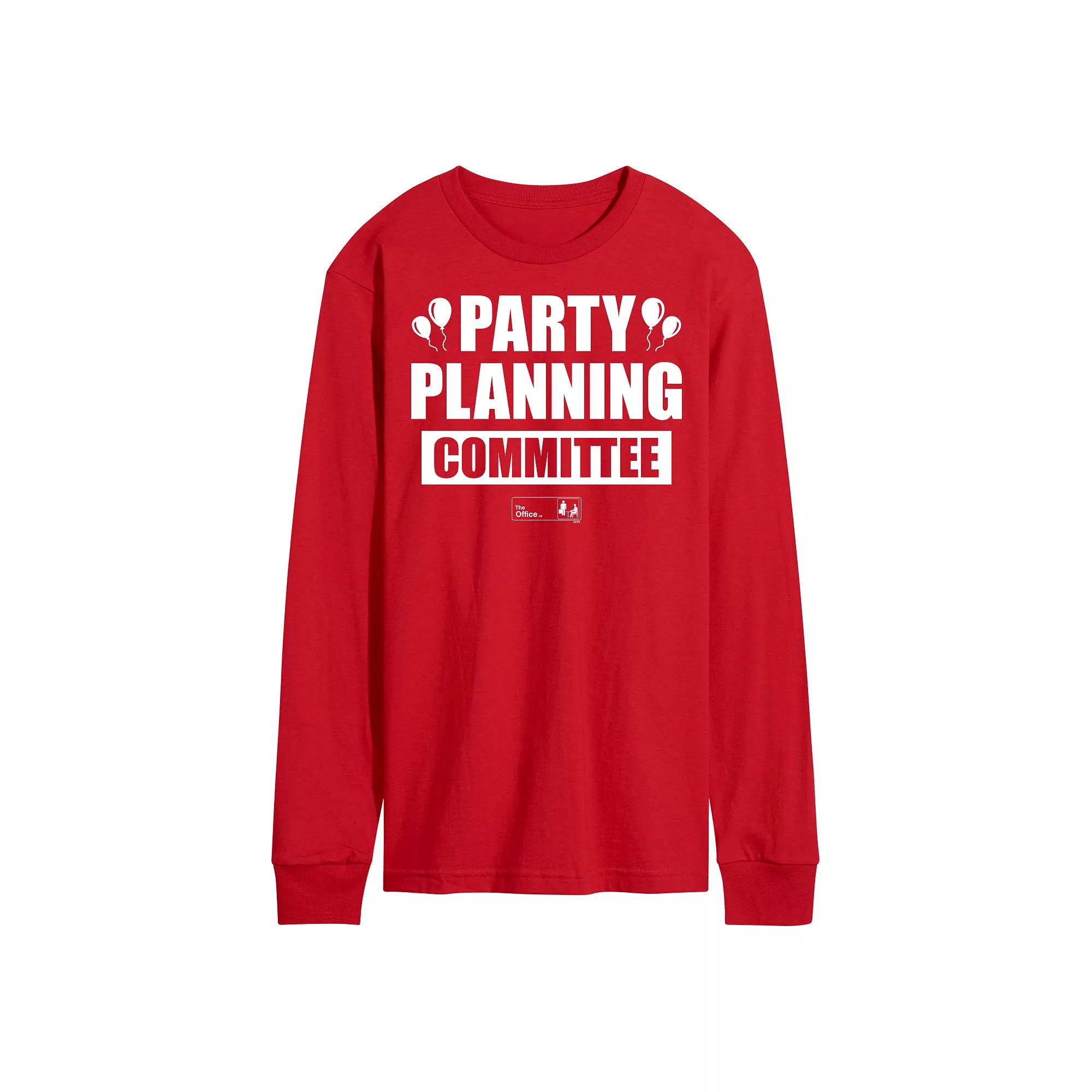 Men's The Office Party Planning Long Sleeve Tee,  Product Image