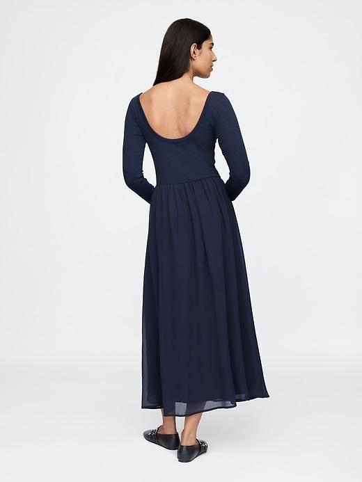 Mixed Media Maxi Dress Product Image