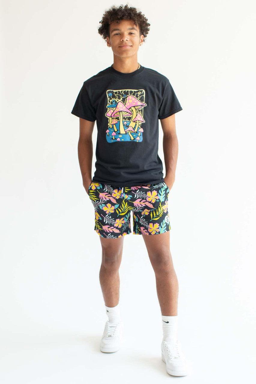 Black Miami Night Swim Shorts Product Image