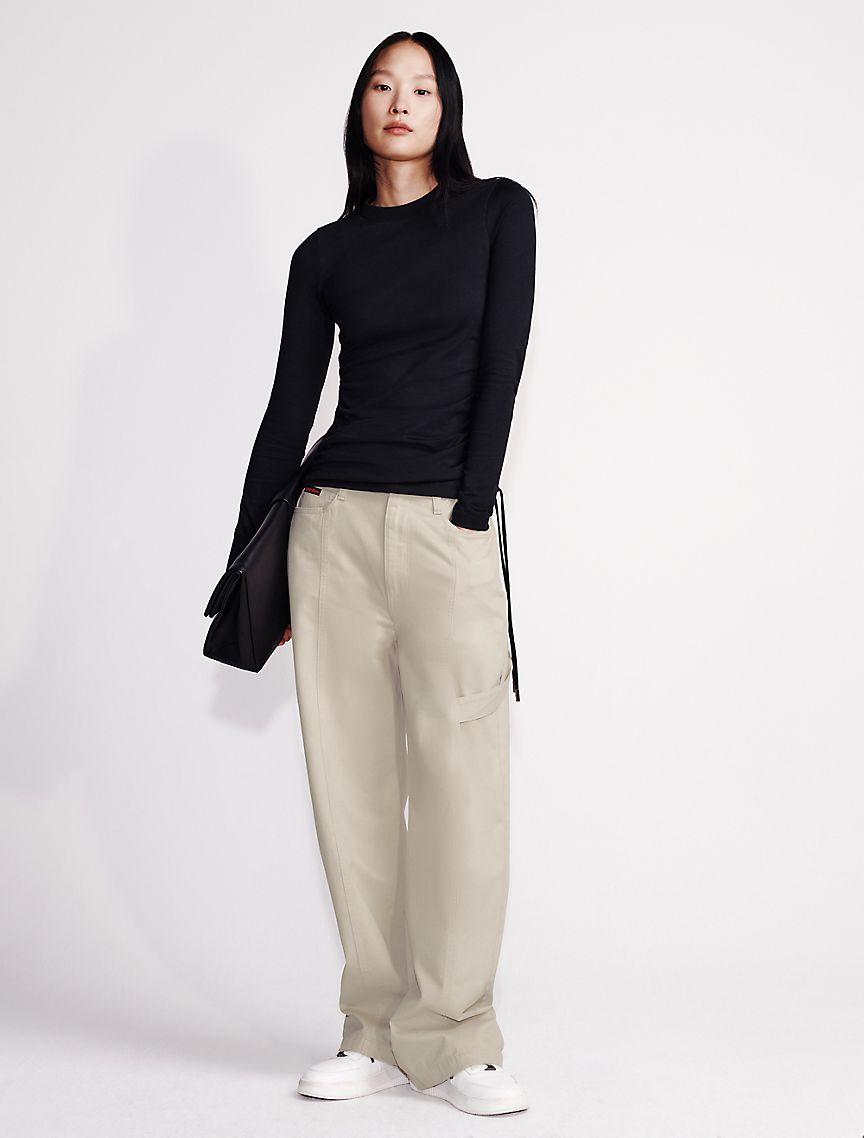 Ruched Slim T-Shirt Product Image