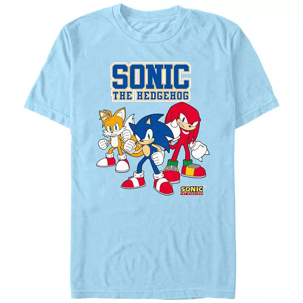 Men's Sonic The Hedgehog Team Up Graphic Tee,  Product Image