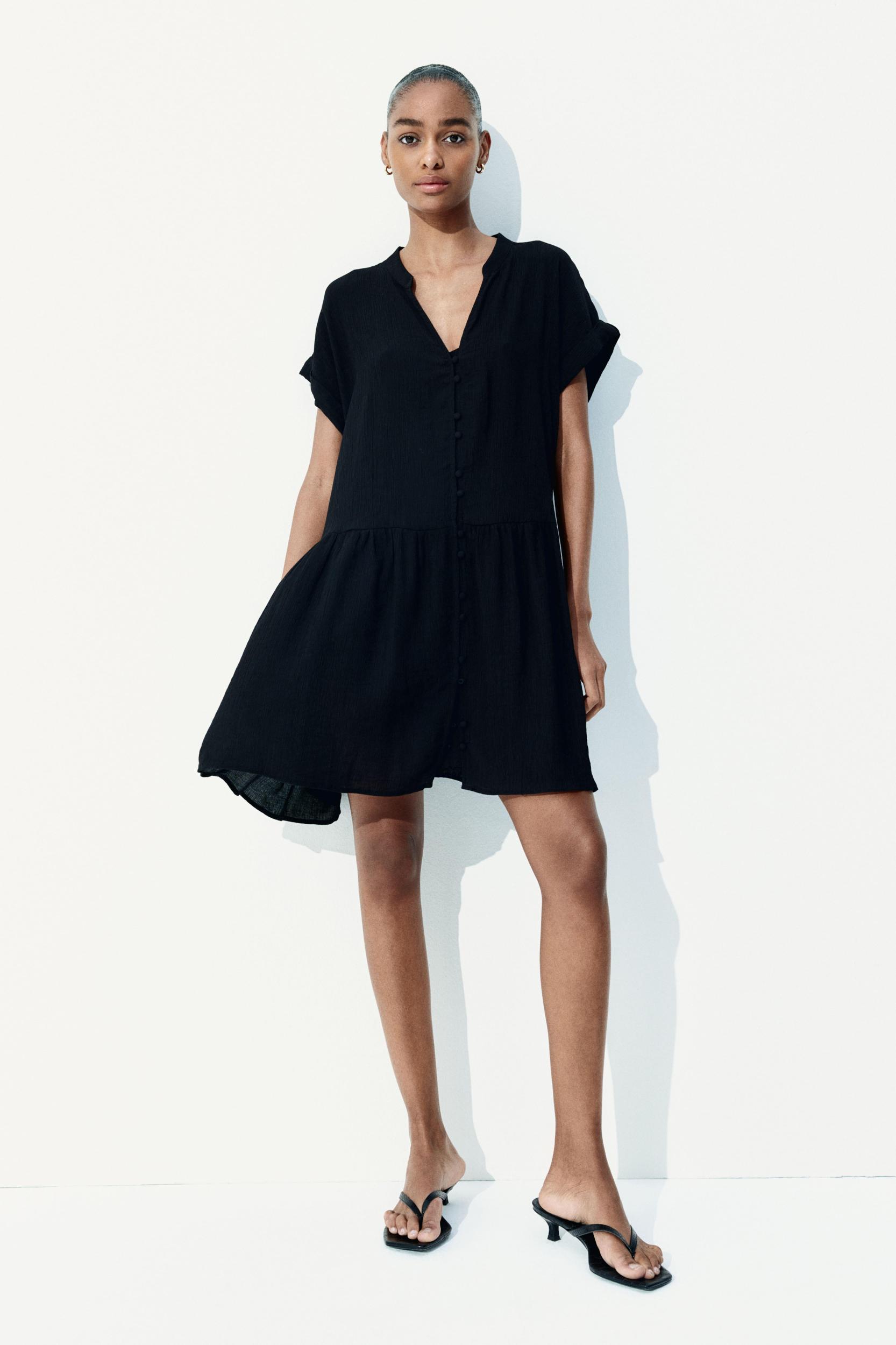 Crinkled Tunic Dress Product Image