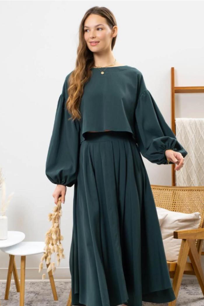 Solid Maxi Skirt Product Image