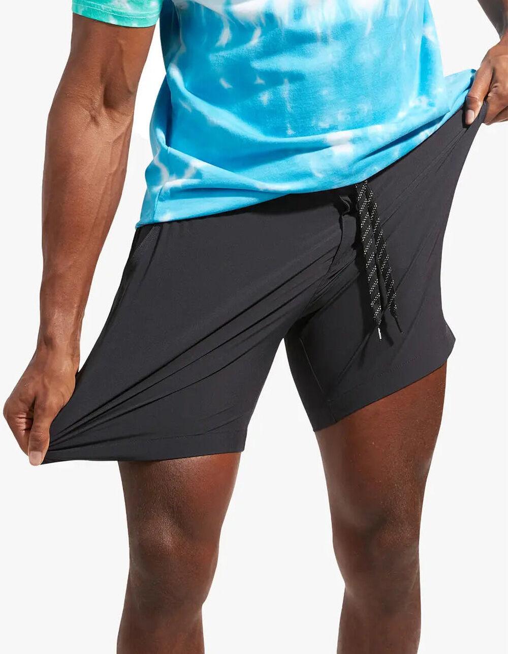 CHUBBIES Everywear Performance Mens 6'' Shorts - BLACK Product Image