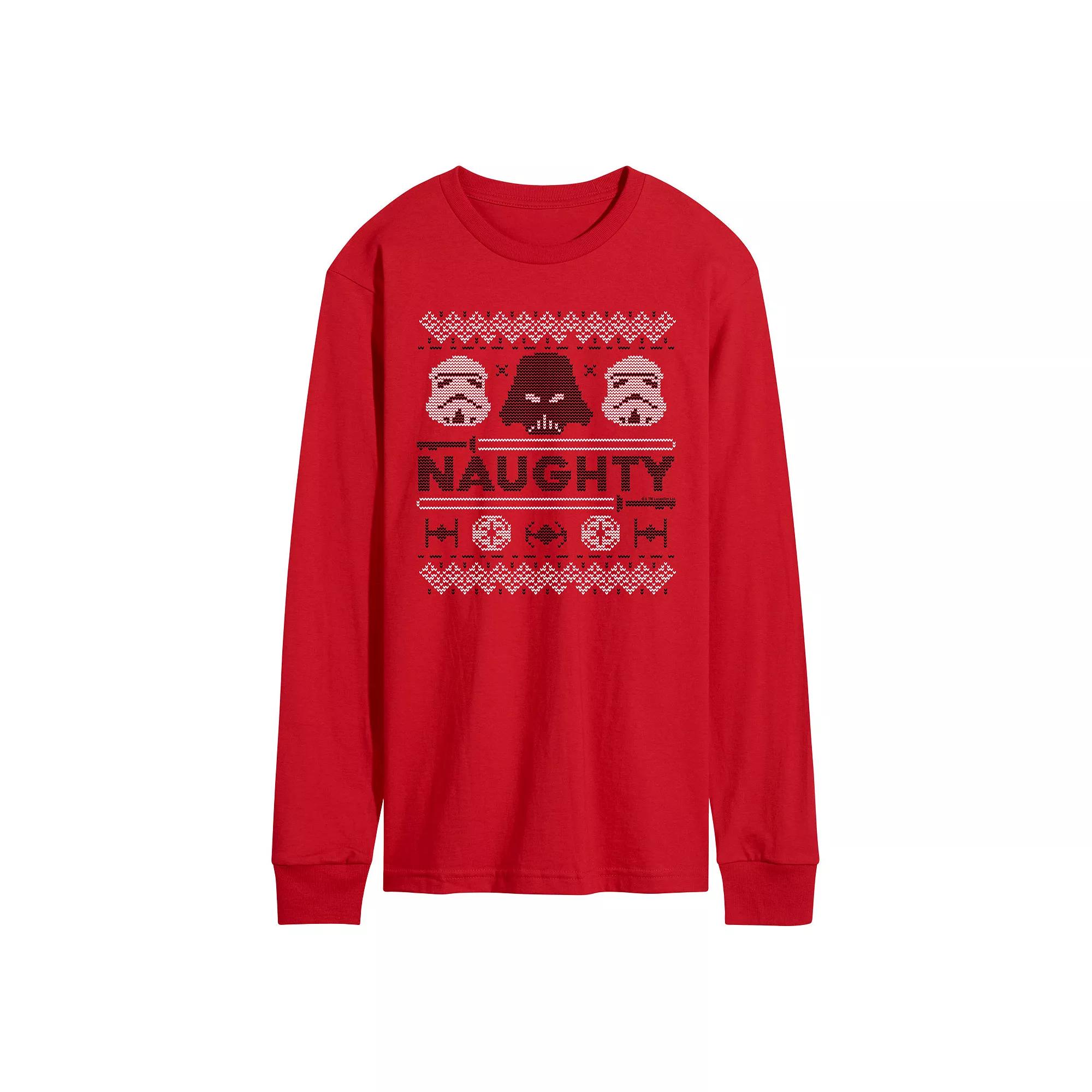 Men's Star Wars Manga Art Style Long Sleeve Graphic Tee,  Product Image