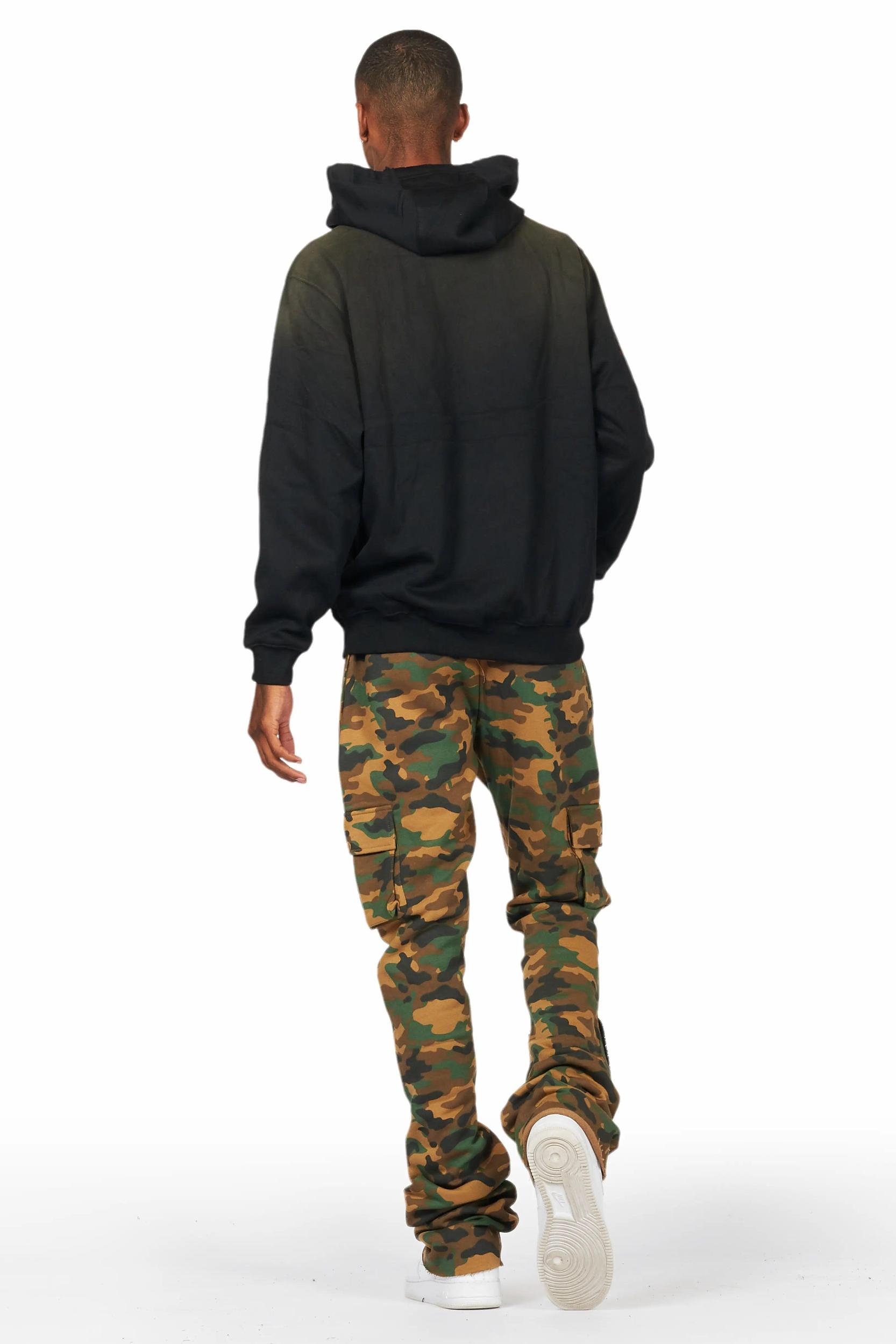 Admir Faded Camo Stacked Flare Pant Male Product Image