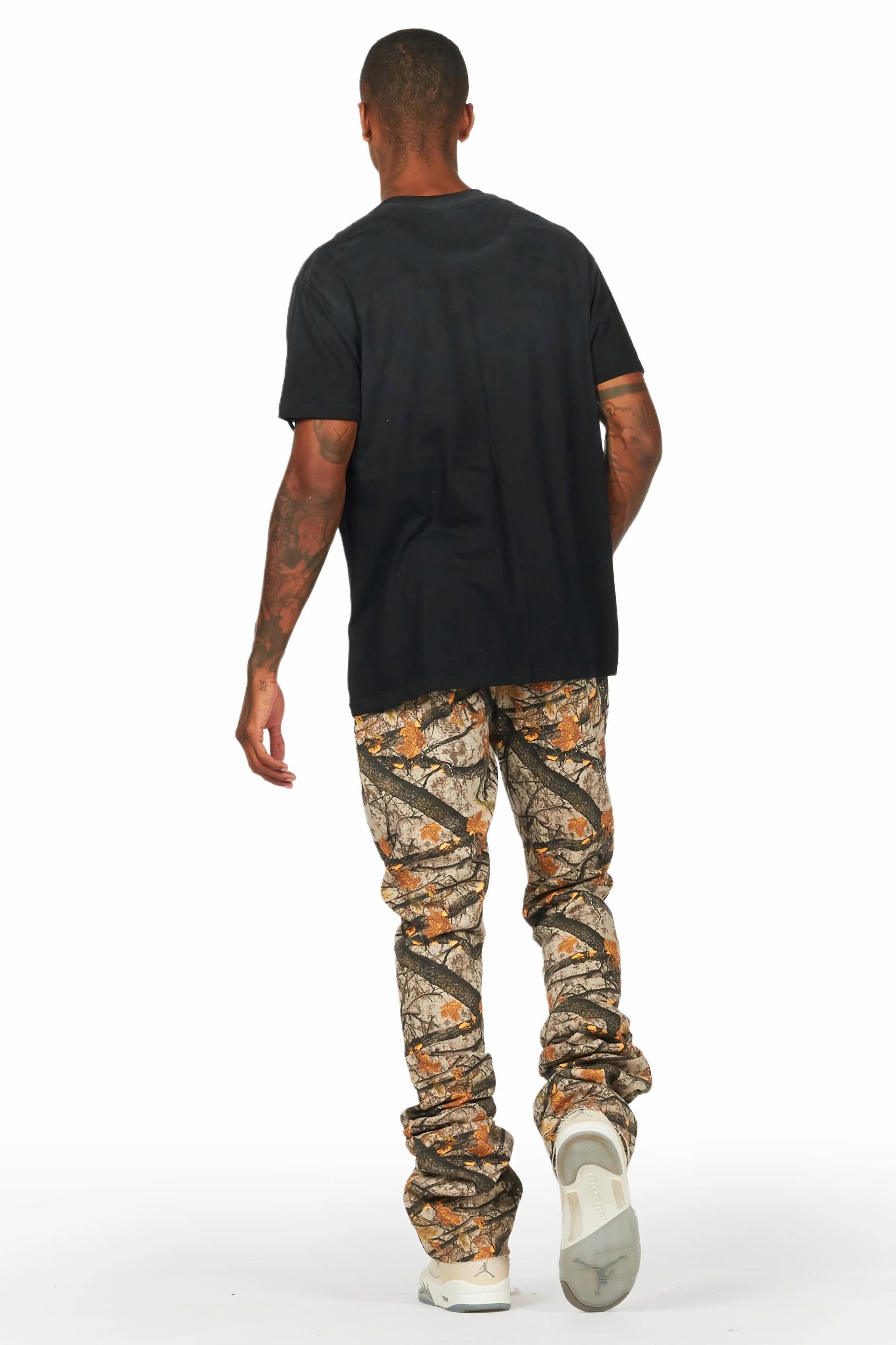 Callie Tree Camo Super Stacked Flare Pants Male Product Image