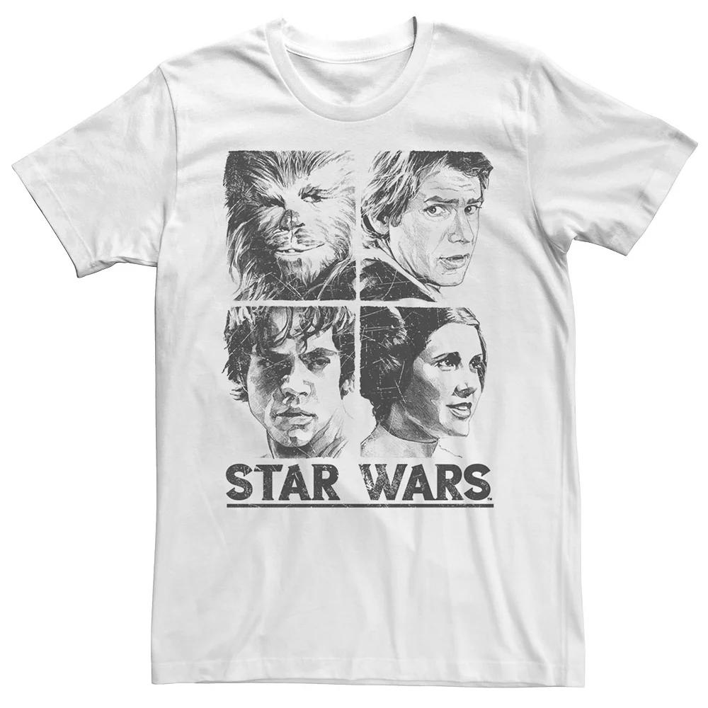 Men's Star Wars Character Sketch Box Up Tee,  Product Image