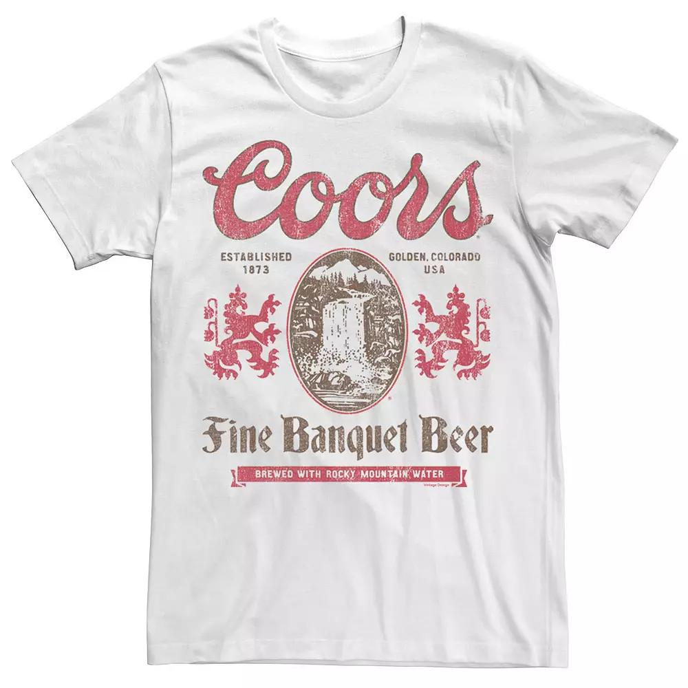 Big & Tall Miller Coors Banquet Beer Coors Medieval Logo Tee, Men's,  Product Image