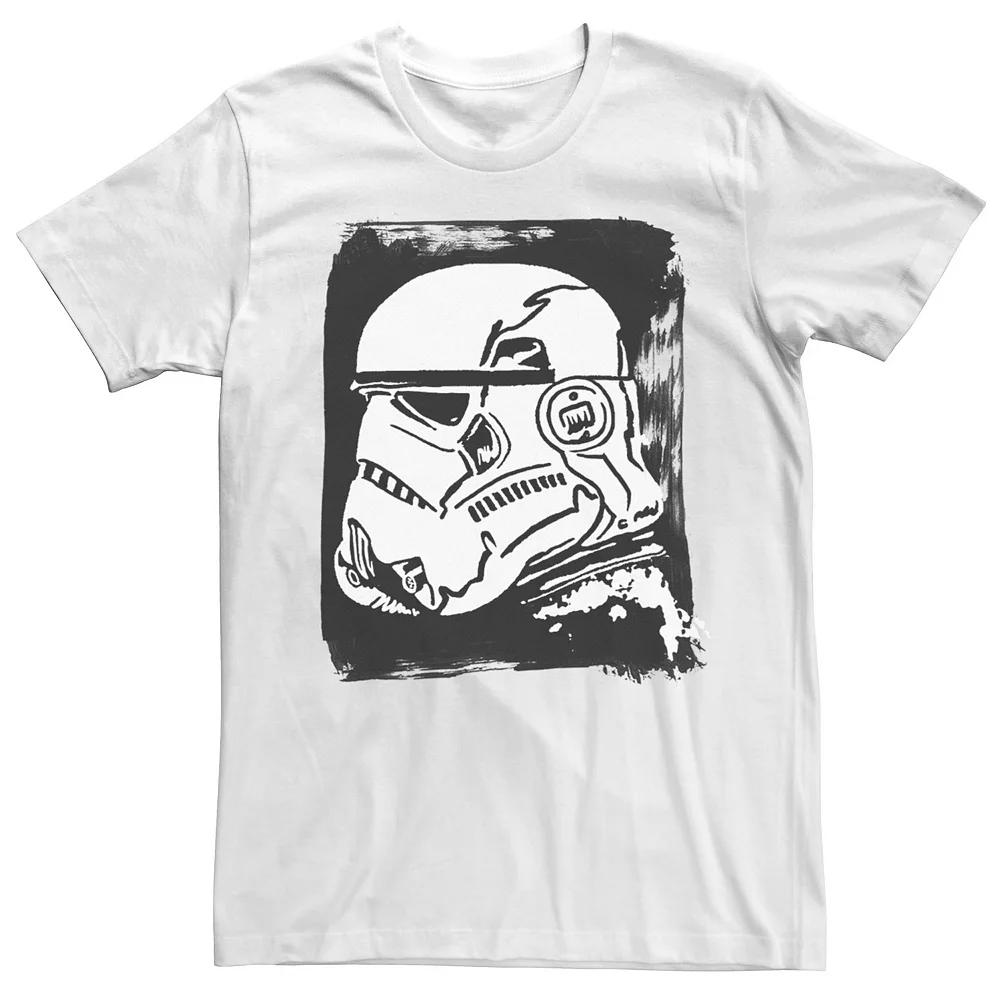 Men's Star Wars Stormtrooper Paint Smear Stamp Graphic Tee,  Product Image