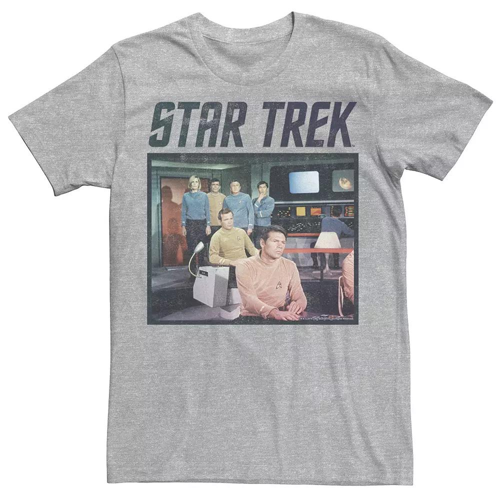 Men's Star Trek The Original Series Crew Vintage Tee, Size: Medium, Athletic Grey Product Image