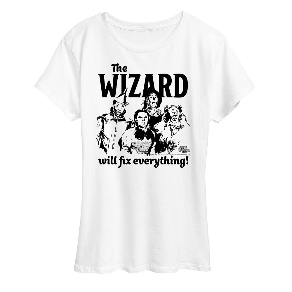 Women's The Wizard Of Oz The Wizard Graphic Tee,  Product Image