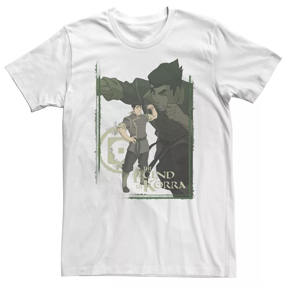 Big & Tall The Legend Of Korra Bolin Collage Poster Tee, Men's, Size: XXL Tall, White Product Image