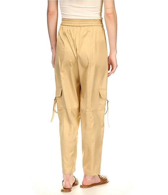 Michael Kors Satin Coordinating Utility Cargo Pants Product Image