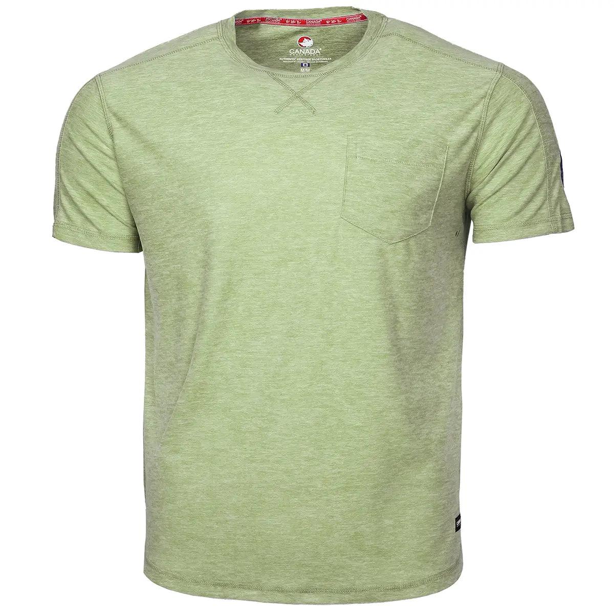 Canada Weather Gear Men's Supreme Soft Two Tone Crew Male Product Image