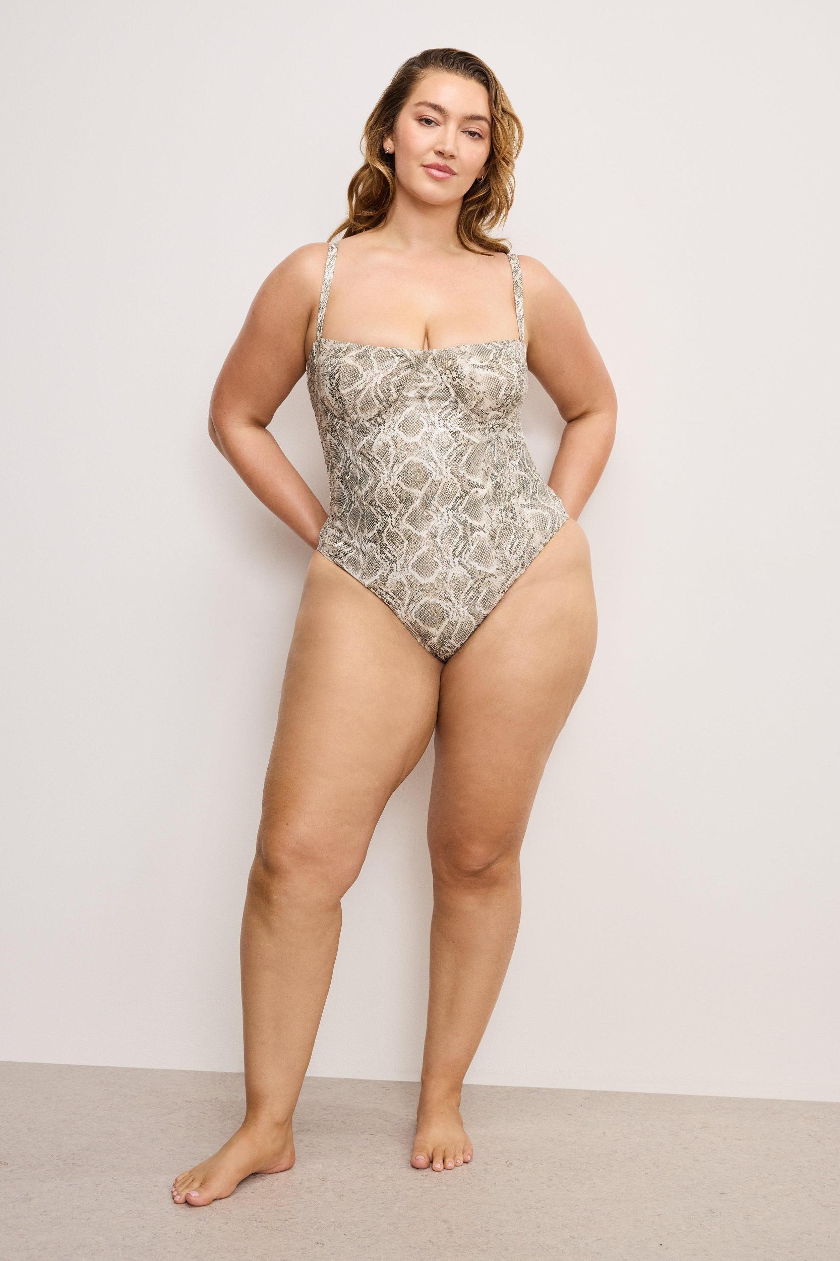 SQUARE NECK SWIMSUIT | SSP PRINT001 Product Image