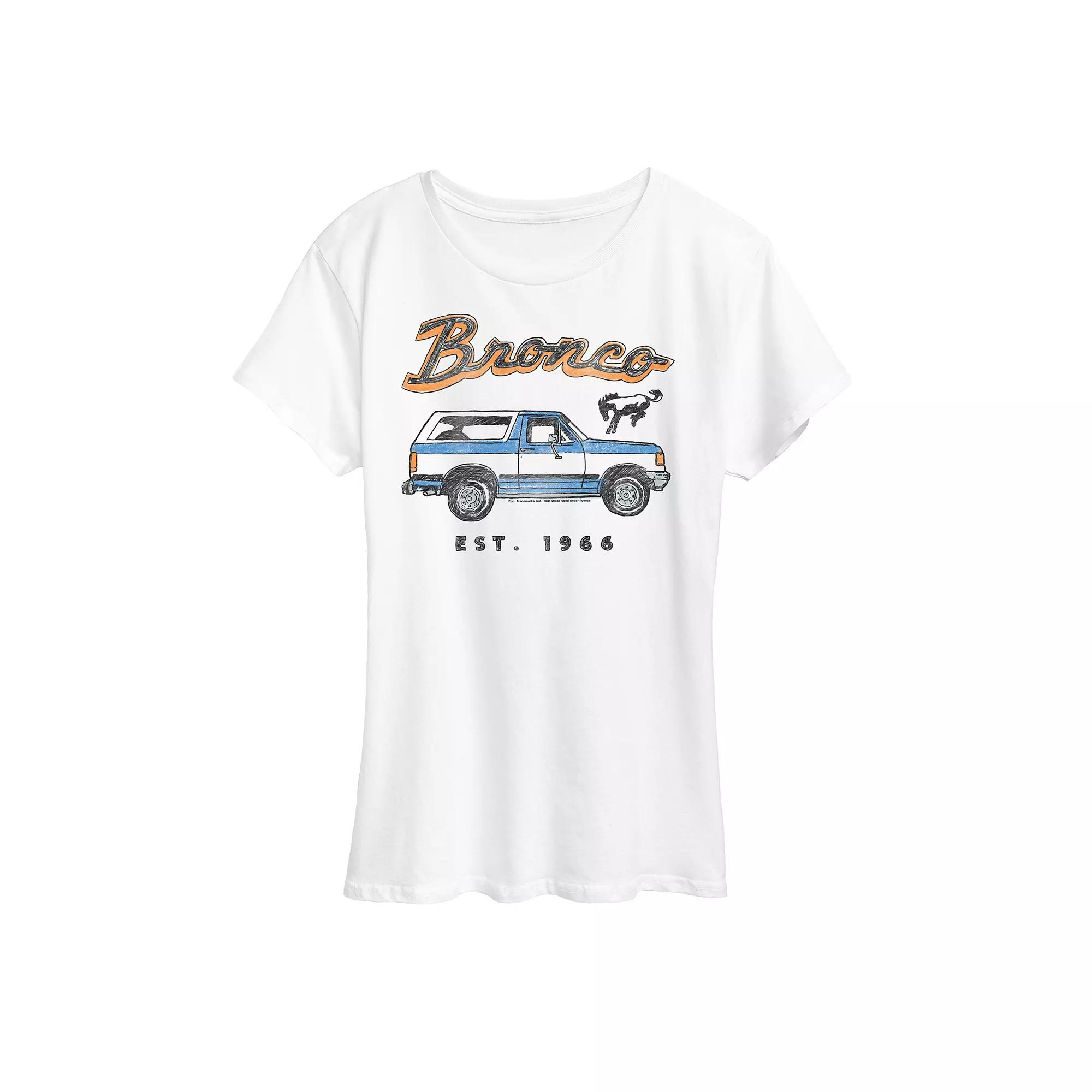 Women's Ford Bronco Est. 1966 Graphic Tee,  Product Image