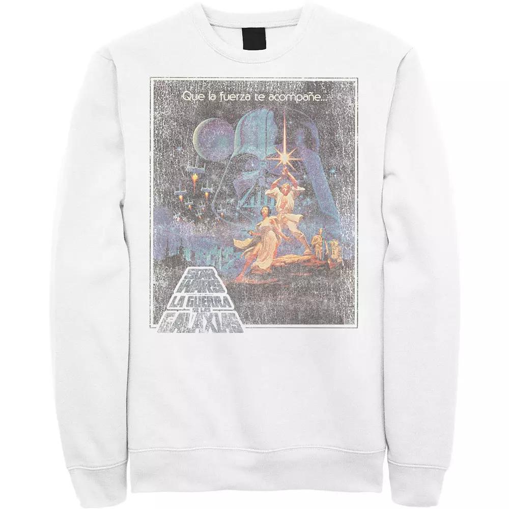 Men's Star Wars Faded VHS Cover Fleece Sweatshirt,  Product Image