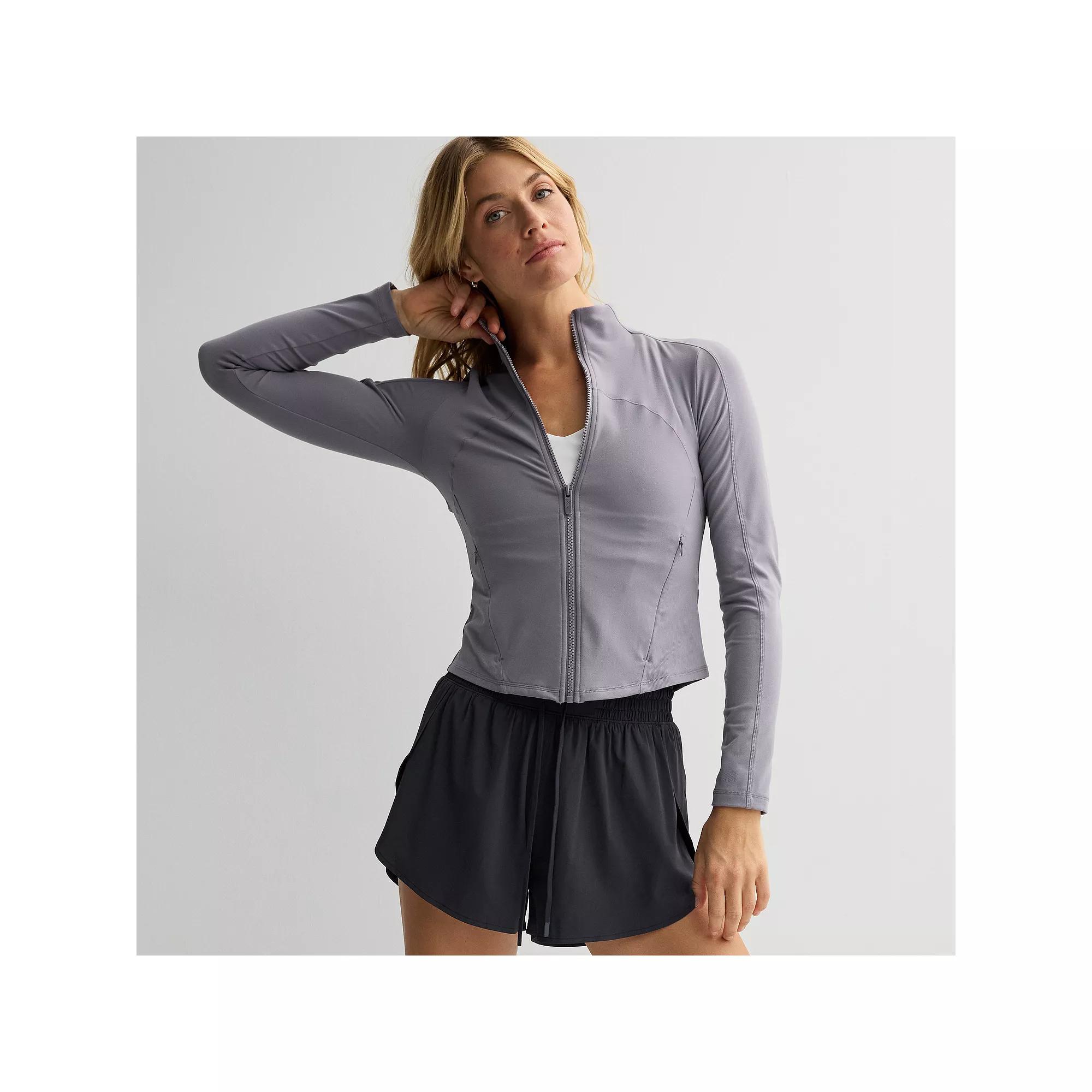 Women's FLX Affirmation Full Zip Jacket, Size: XL, Pink Sand Product Image