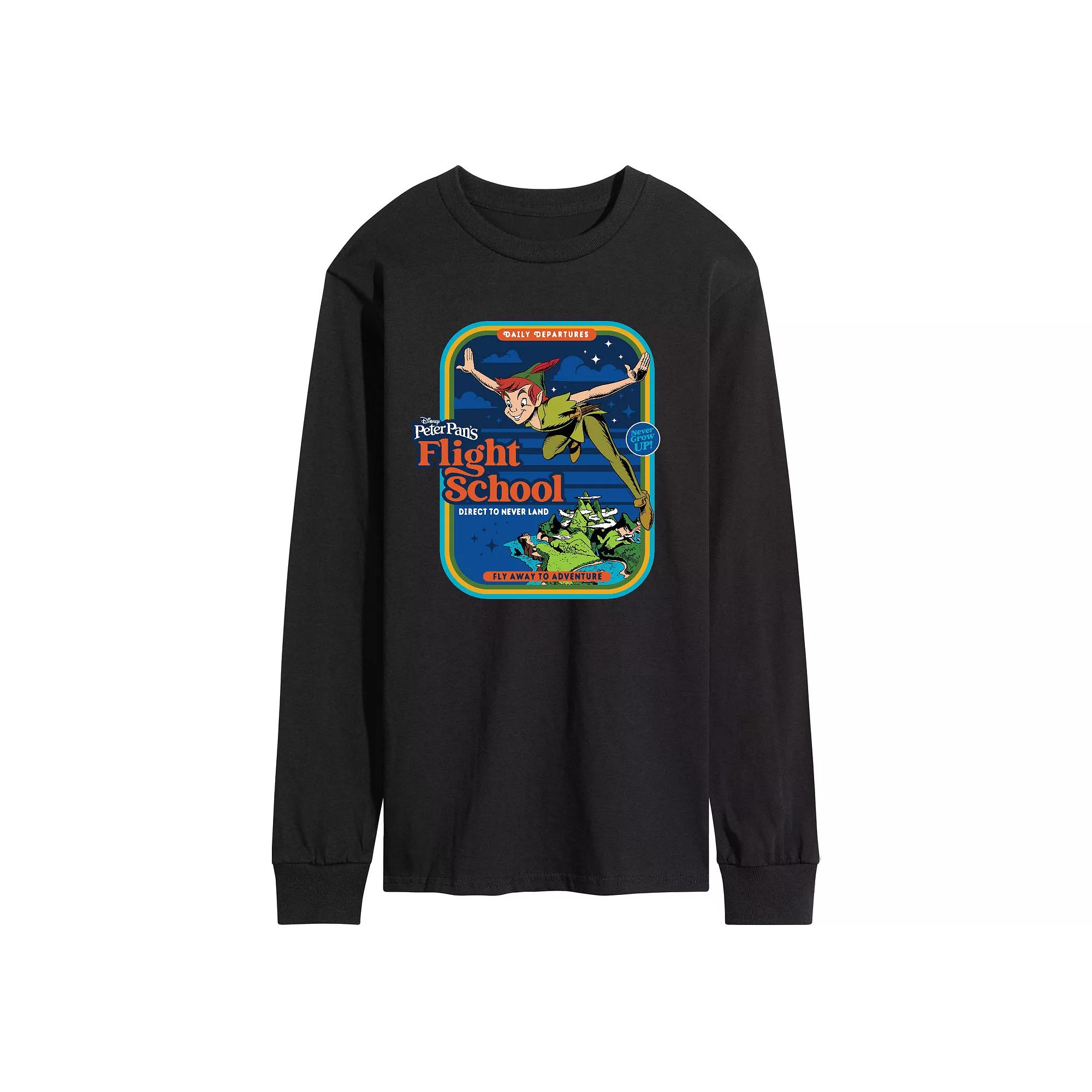 Disney's Peter Pan Men's Flight School Long Sleeve,  Product Image