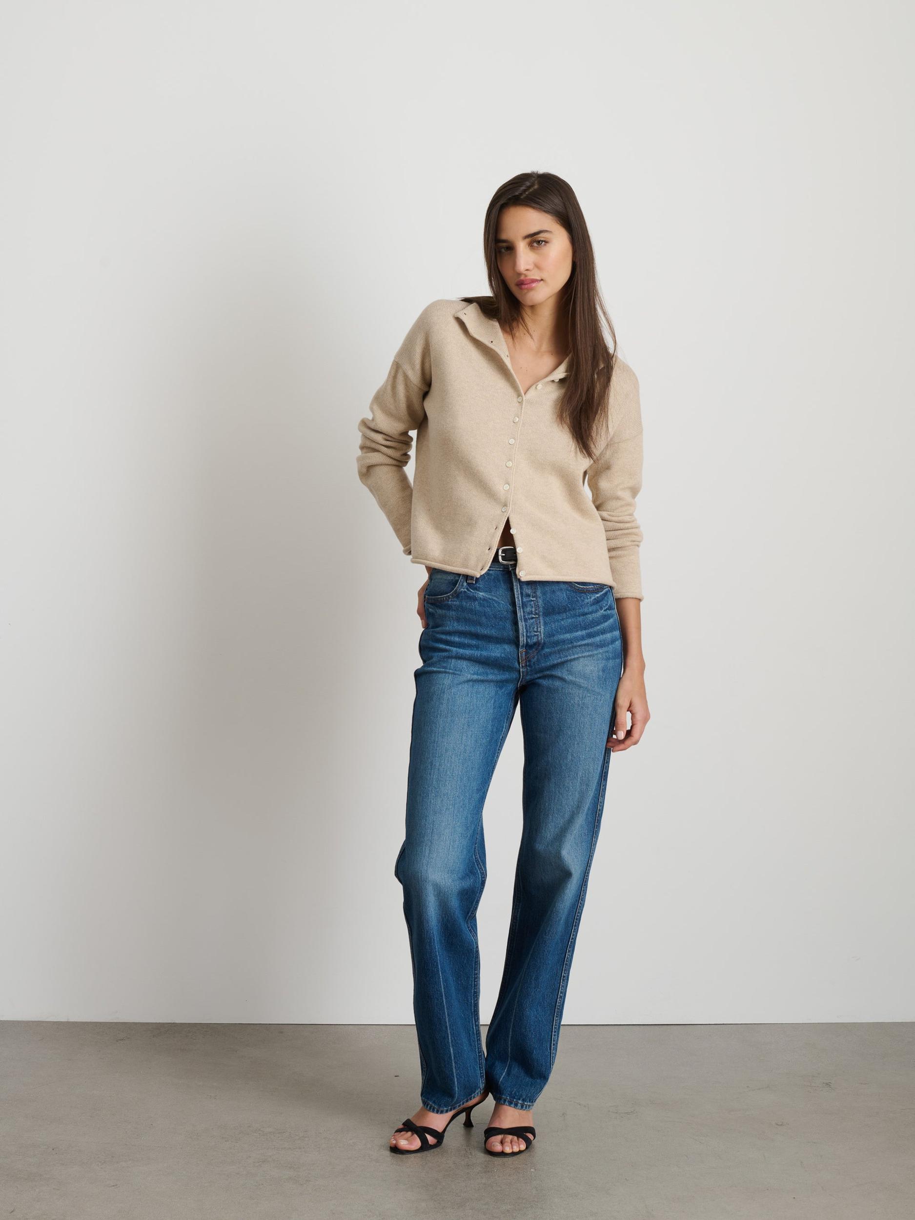 Taylor Cardigan In Cotton Cashmere Product Image