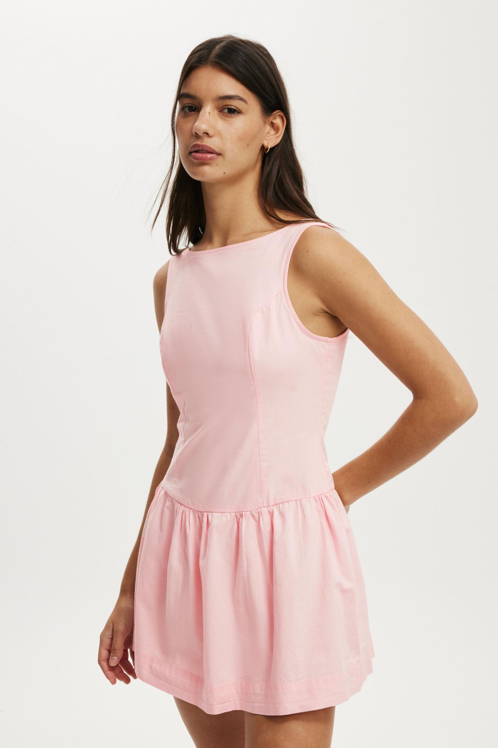 Mikki Drop Hem Mini Dress Product Image