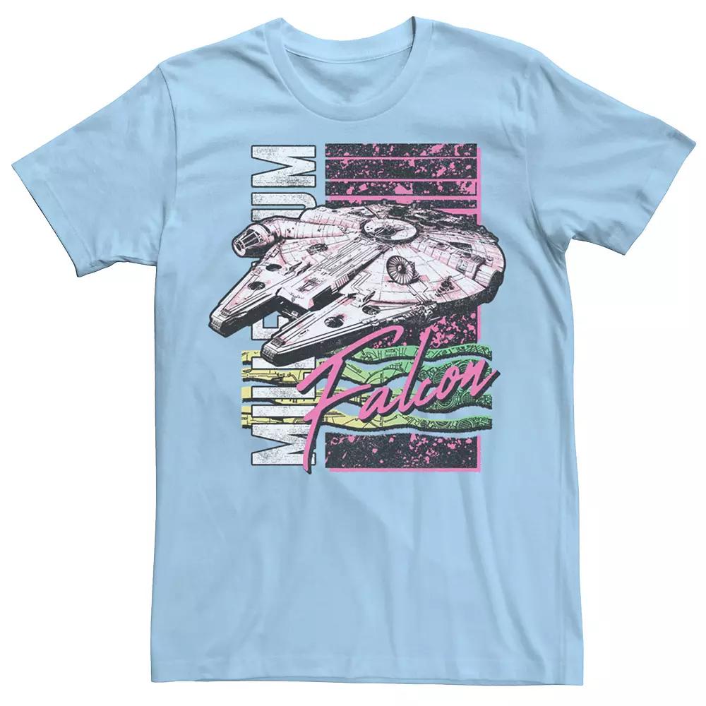 Men's Star Wars Neon Vintage Millennium Falcon Tee,  Product Image