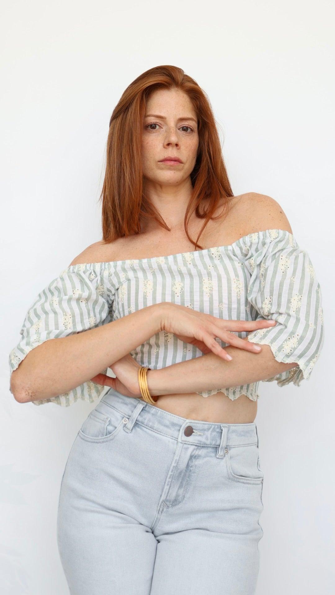 Eyelet Crop Top Product Image