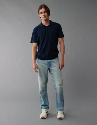 AE Slub Polo Shirt Product Image