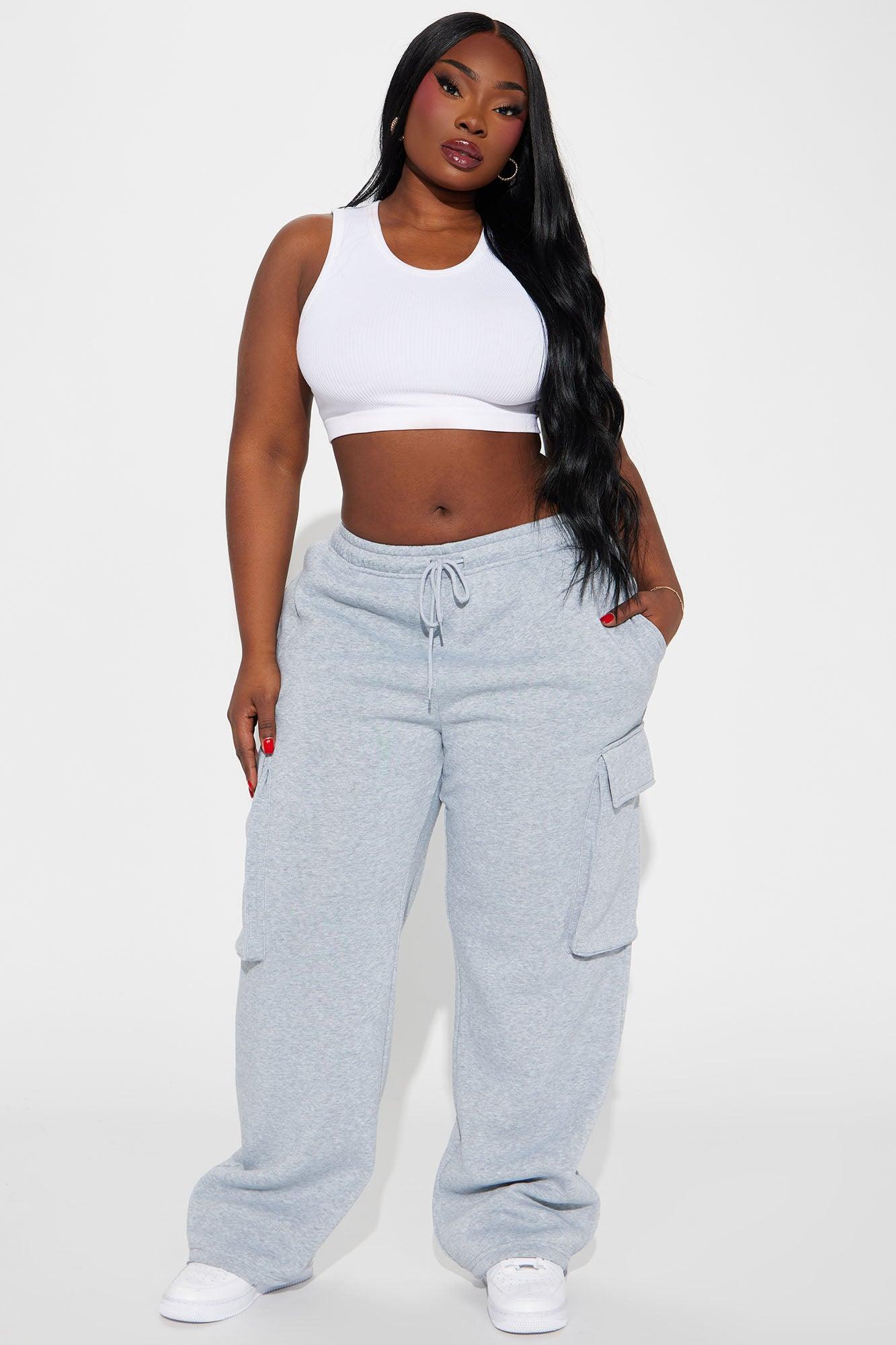 Luna Cargo Lounge Jogger - Heather Grey Product Image