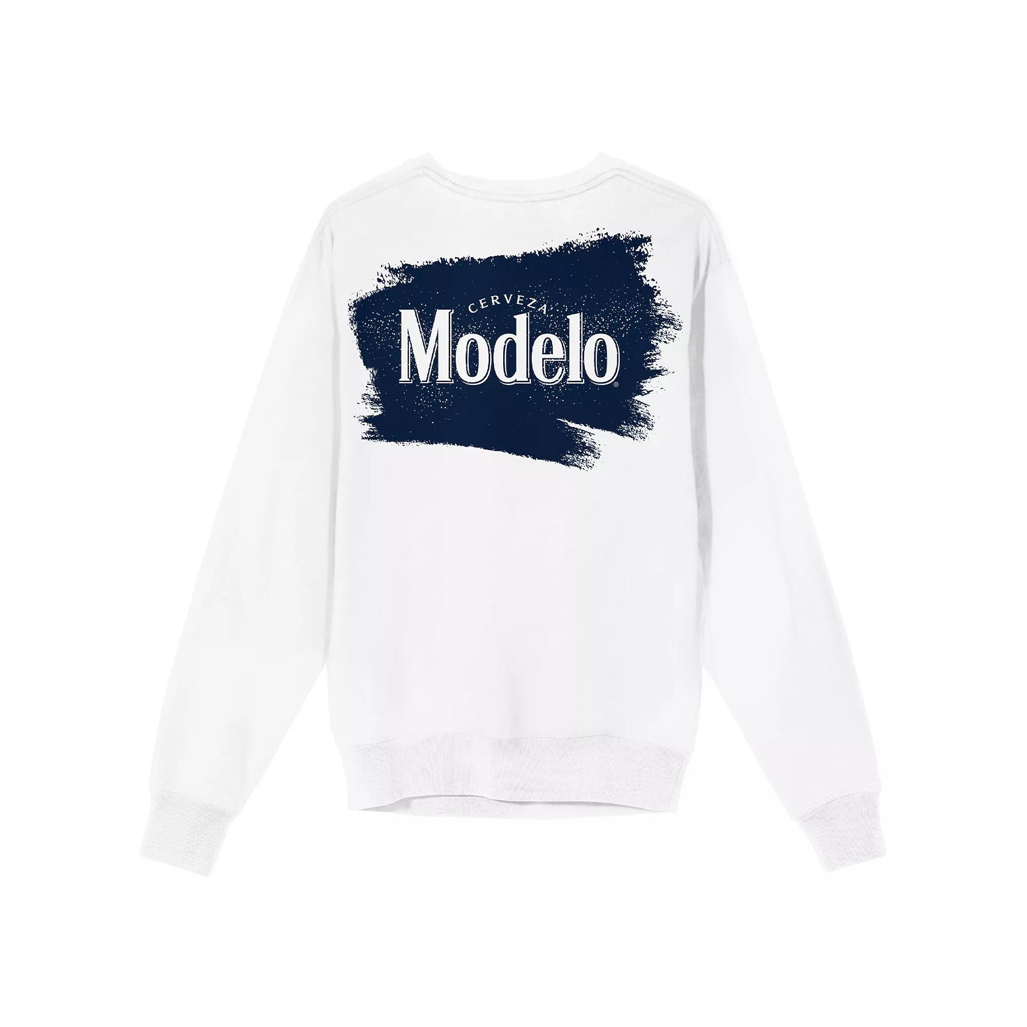 Men's Modelo Diamond Frame Beer Logo Graphic Sweatshirt,  Product Image
