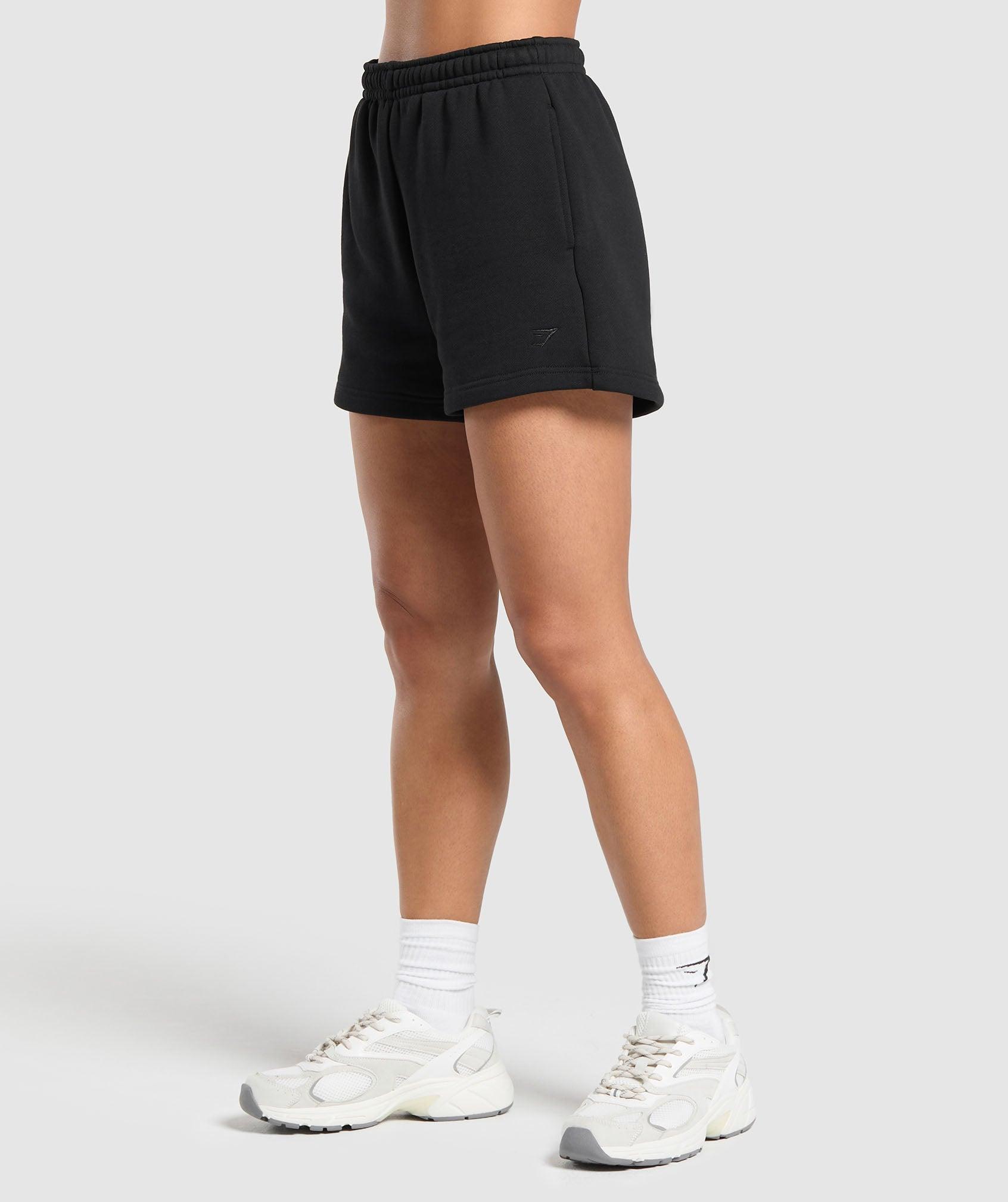 Gymshark Rest Day Sweats 2.0 Shorts - Black Female Product Image