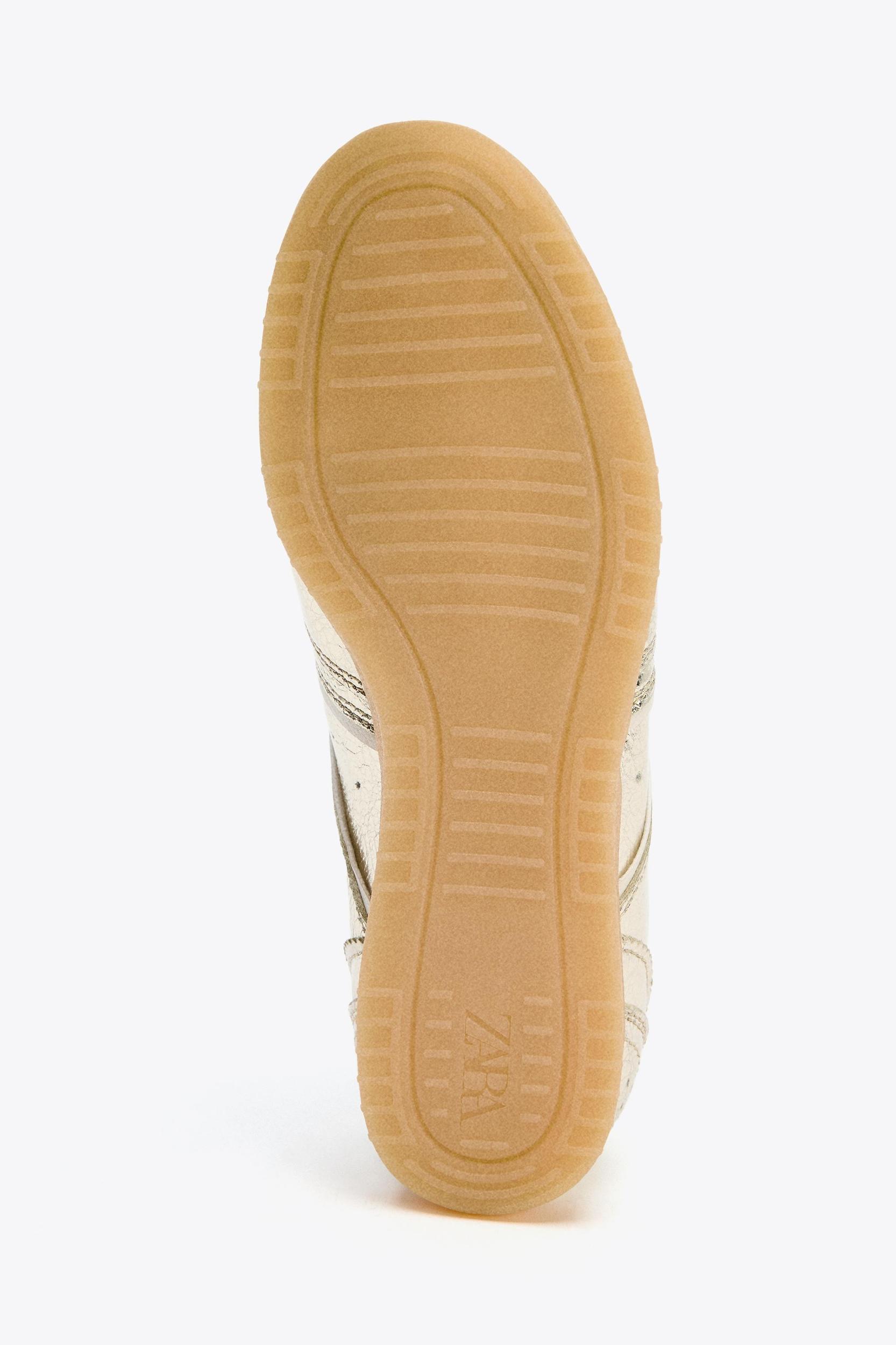 METALLIC EFFECT SNEAKERS Product Image